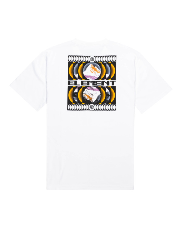 1 Mantra - Organic T-Shirt for Men White F1SSL4ELF2 Element