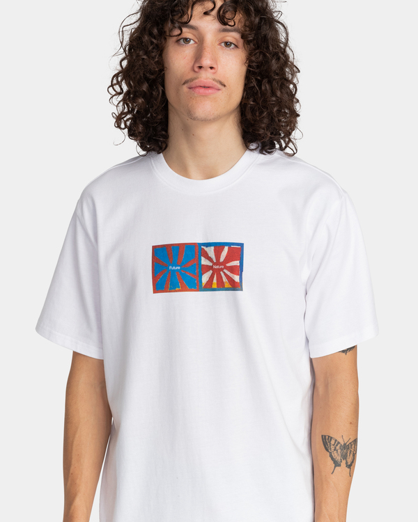 3 Stilllife - Organic T-Shirt for Men White F1SSM8ELF2 Element