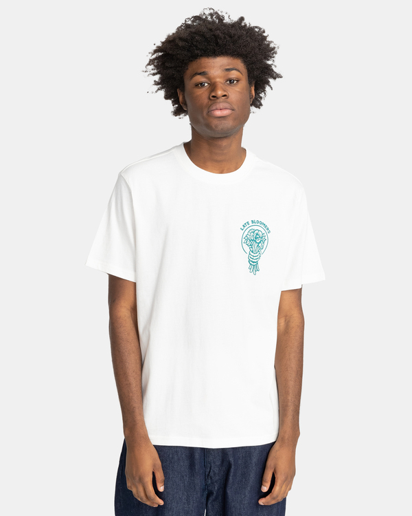 2 Element x Timber! Bouquet - Camiseta Orgánica Blanco F1SSN4ELF2 Element