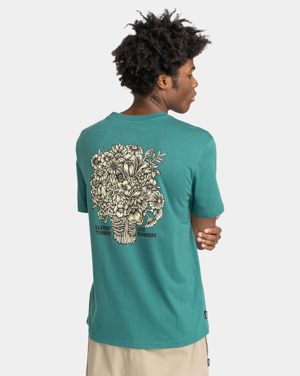 6 Element x Timber! Bouquet - Bio-T-Shirt Grün F1SSN4ELF2 Element