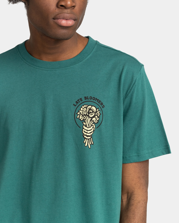 3 Element x Timber! Bouquet - Bio-T-Shirt Grün F1SSN4ELF2 Element