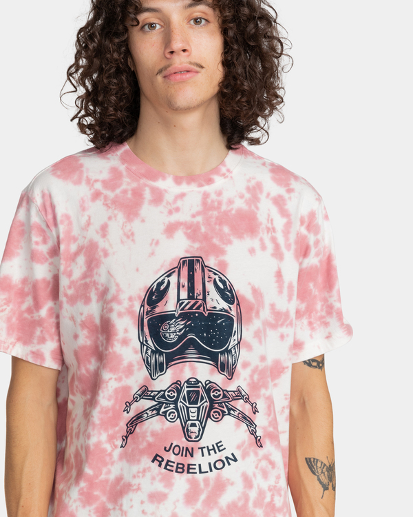 3 STAR WARS&trade; x Element Rebel - T-shirt Rose F1SSO4ELF2 Element
