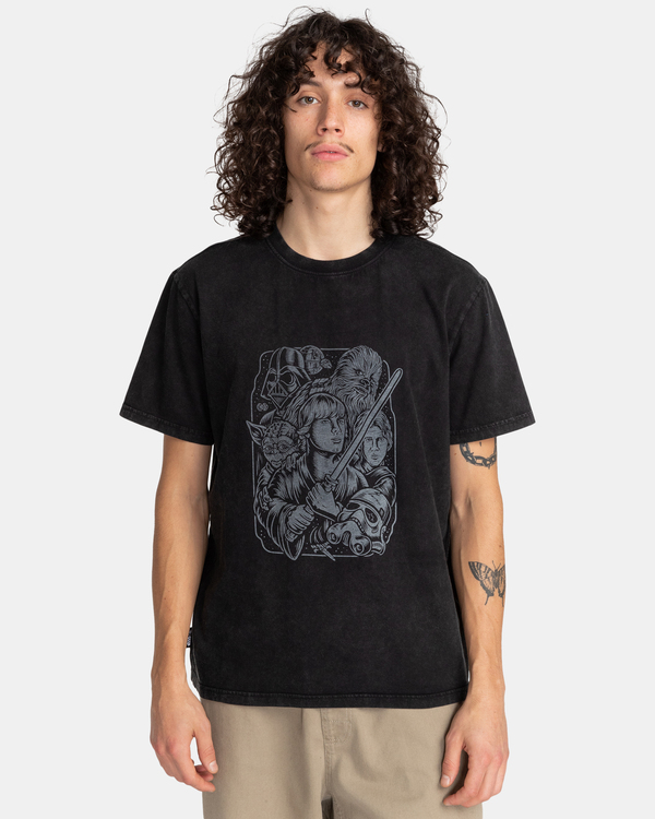 2 STAR WARS&trade; x Element - T-shirt en mati&egrave;re biologique Noir F1SSO5ELF2 Element