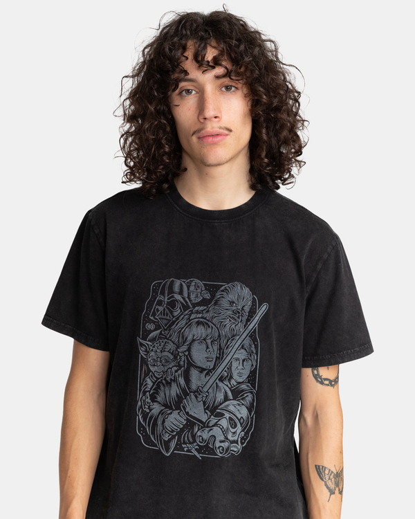 3 STAR WARS&trade; x Element - T-shirt en mati&egrave;re biologique Noir F1SSO5ELF2 Element