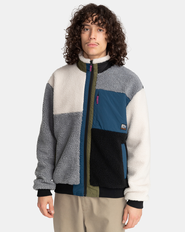 2 Wolfeboro Oak 2.0 - Polaire sherpa zippée pour Homme Vert F1WAB2ELF2 Element