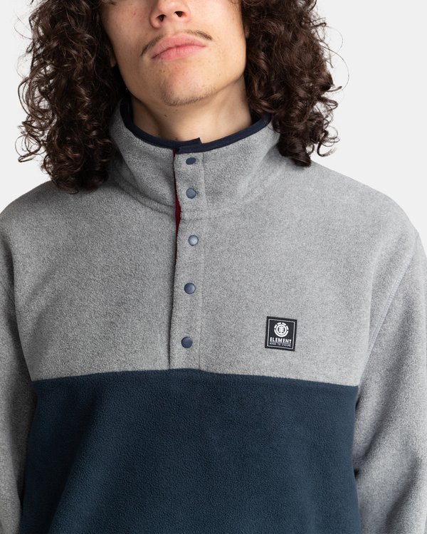 4 Wolfeboro Abenaki Po - Colourblock Fleece for Men Gray F1WAB5ELF2 Element