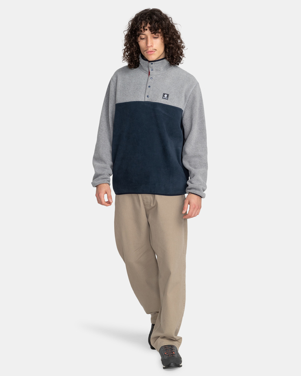 5 Wolfeboro Abenaki Po - Colourblock Fleece for Men Gray F1WAB5ELF2 Element