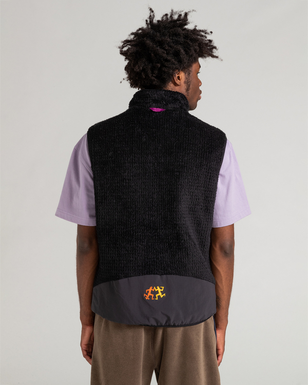 18 Millet x Element High - Wendbare Polarfleece-Weste Blau F1WAC1ELF2 Element