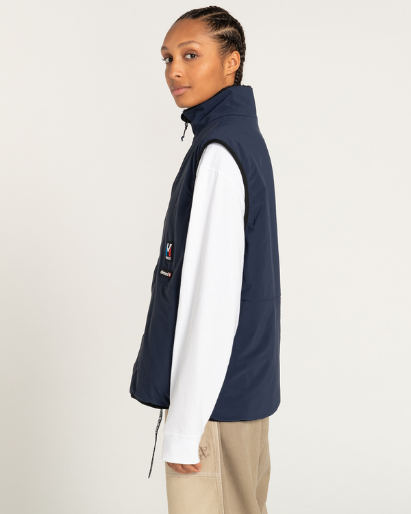 12 Millet x Element High - Wendbare Polarfleece-Weste Blau F1WAC1ELF2 Element