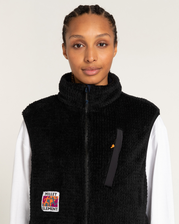 14 Millet x Element High - Wendbare Polarfleece-Weste Blau F1WAC1ELF2 Element