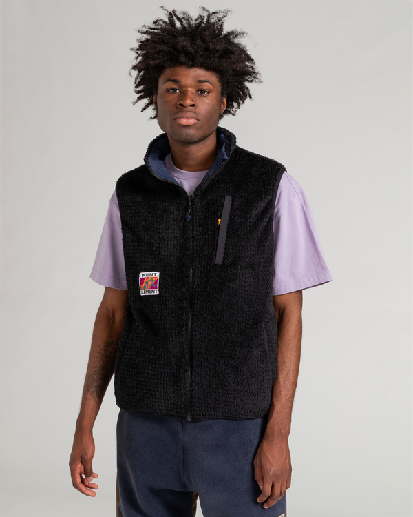 5 Millet x Element High - Wendbare Polarfleece-Weste Blau F1WAC1ELF2 Element