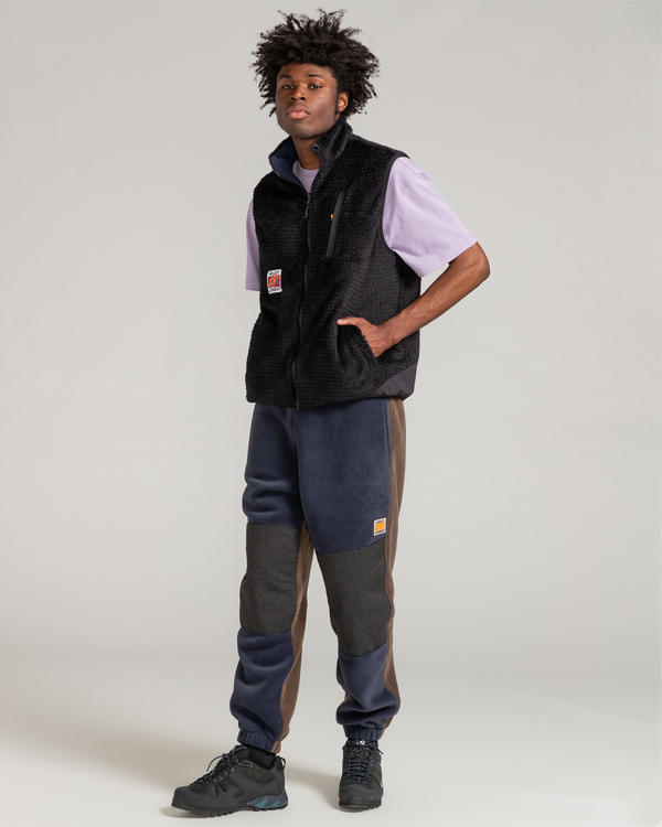 9 Millet x Element High - Wendbare Polarfleece-Weste Blau F1WAC1ELF2 Element