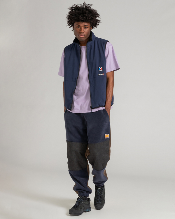 10 Millet x Element High - Wendbare Polarfleece-Weste Blau F1WAC1ELF2 Element