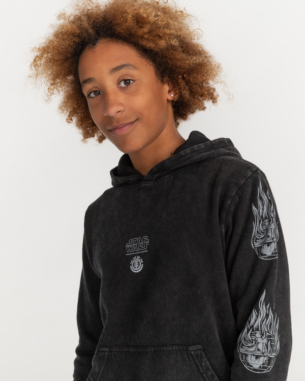 4 STAR WARS&trade; x Element Deathstar - Sudadera con Capucha para Ni&ntilde;os Negro F2HOC4ELF2 Element