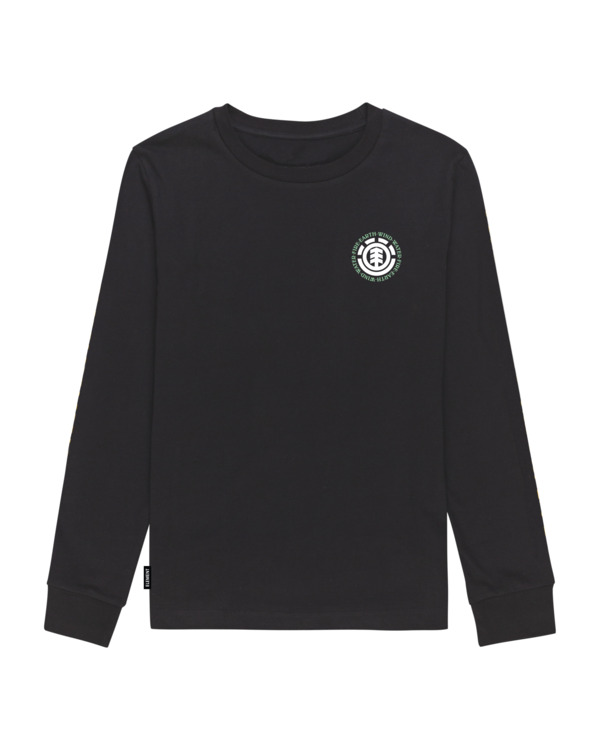 0 Seal - Camiseta Orgánica para Chicos Negro F2LSB1ELF2 Element