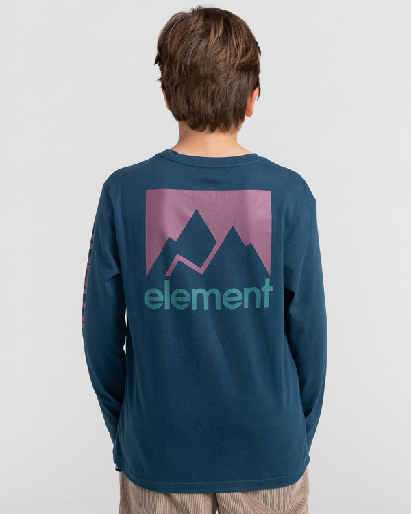 6 Joint 2.0 - Bio-Longsleeve für Jungen Blau F2LSB5ELF2 Element