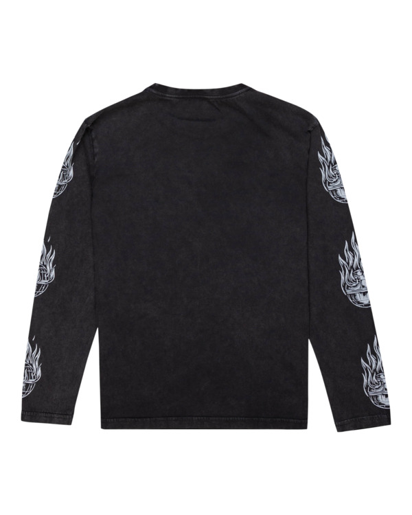 1 STAR WARS&trade; x Element Deathstar - Maglietta a maniche lunghe in materiale biologico da Bambini Black F2LSB7ELF2 Element