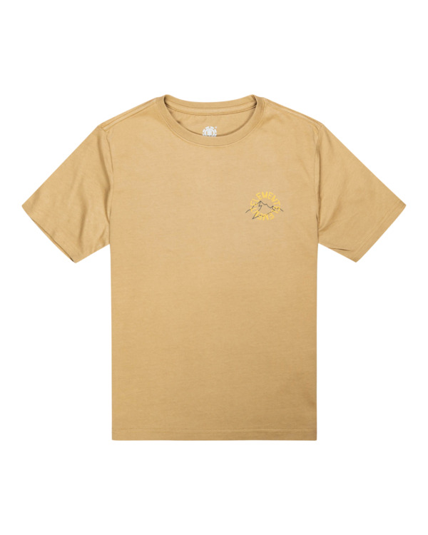 0 Glacier - Camiseta Orgánica para Chicos Beige F2SSE2ELF2 Element