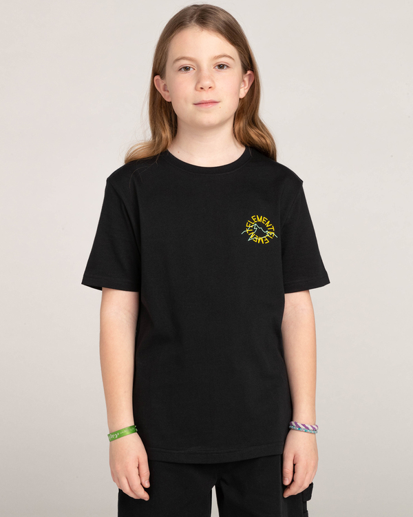 2 Glacier - Bio-T-Shirt für Jungen Schwarz F2SSE2ELF2 Element