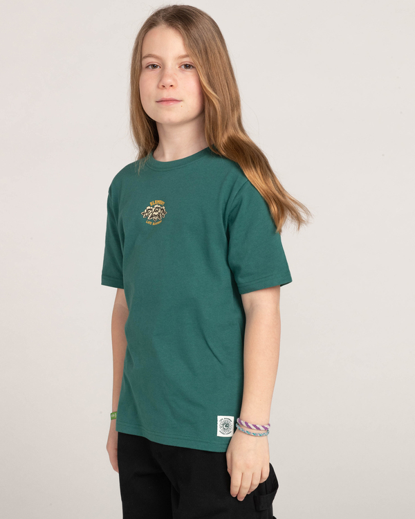 3 Element x Timber! Rider - Maglietta in materiale biologico da Bambini Green F2SSF1ELF2 Element