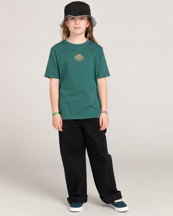 4 Element x Timber! Rider - Maglietta in materiale biologico da Bambini Green F2SSF1ELF2 Element