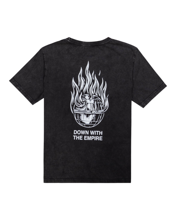 1 STAR WARS&trade; x Element Deathstar - T-shirt en mati&egrave;re biologique pour Enfant Noir F2SSF3ELF2 Element