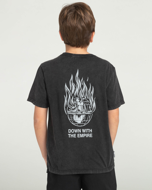 5 STAR WARS&trade; x Element Deathstar - T-shirt en mati&egrave;re biologique pour Enfant Noir F2SSF3ELF2 Element