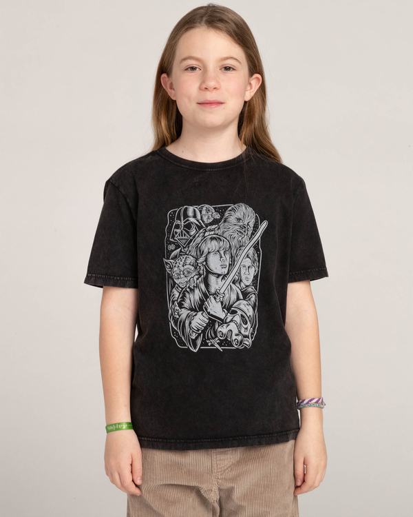 2 STAR WARS&trade; x Element - Organic T-Shirt for Kids Black F2SSF5ELF2 Element