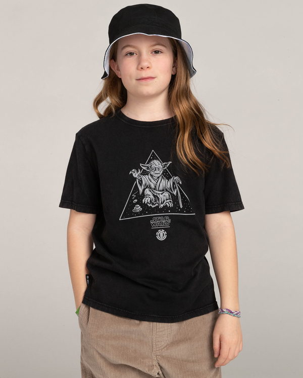 2 STAR WARS&trade; x Element Yoda - Organic T-Shirt for Kids Black F2SSF7ELF2 Element