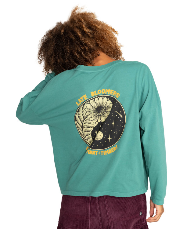 7 Element x Timber! Balance Crop - Long Sleeve Crop T-Shirt  F3LSC1ELF2 Element