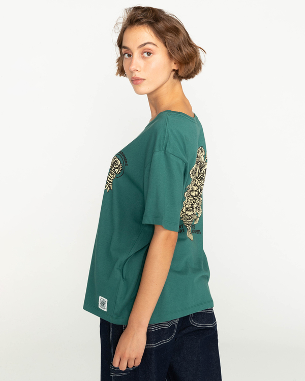 3 Element x Timber! Bouquet - Bio-T-Shirt Grün F3SSD1ELF2 Element