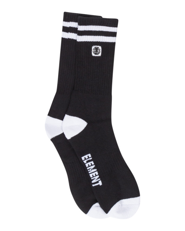 0 Clearsight - Chaussettes de skate Athletic pour Homme Noir F5SOB3ELF2 Element
