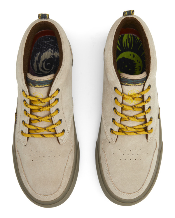 3 Preston - Mid-Top Shoes for Men Beige F6PT2101 Element