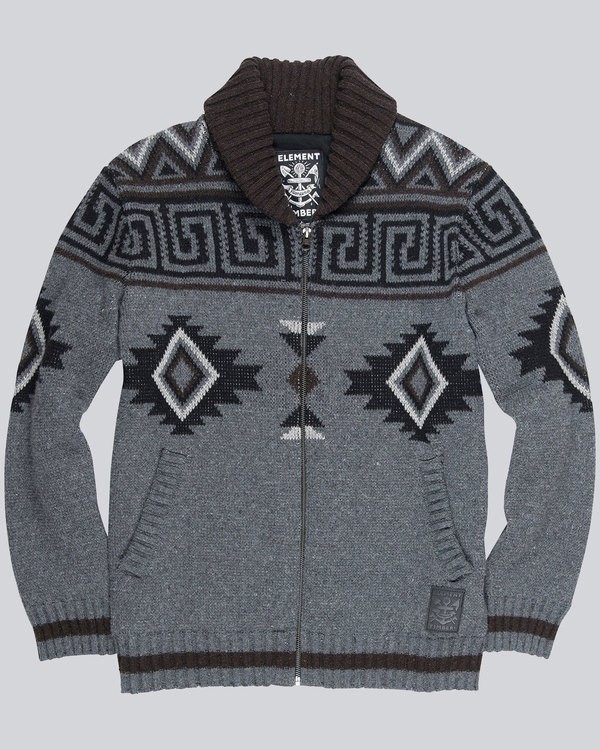 0 Settler Cardigan - Pull pour Homme  L1JPB4ELF8 Element
