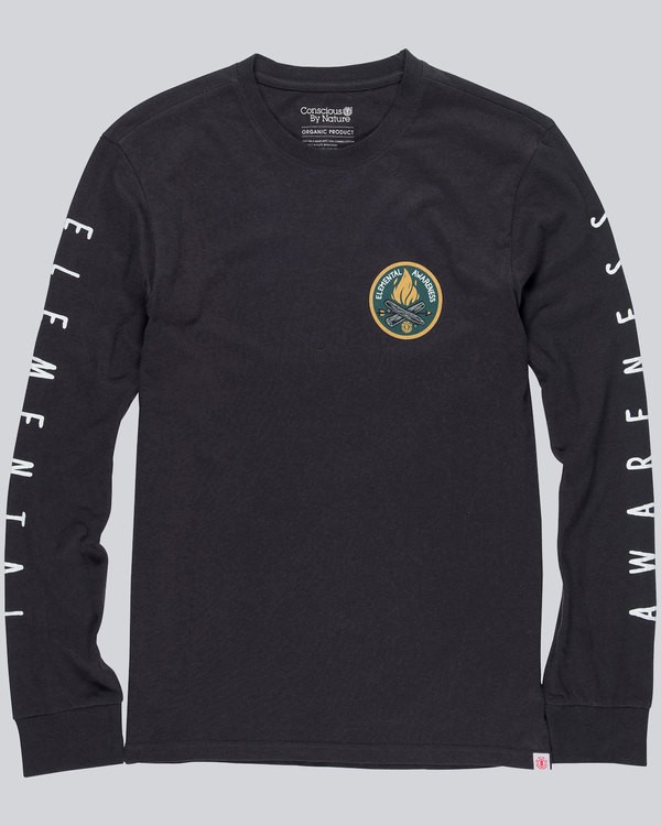 0 Ea Logo Ls Tee - T-Shirt pour Homme  L1LSD2ELF8 Element