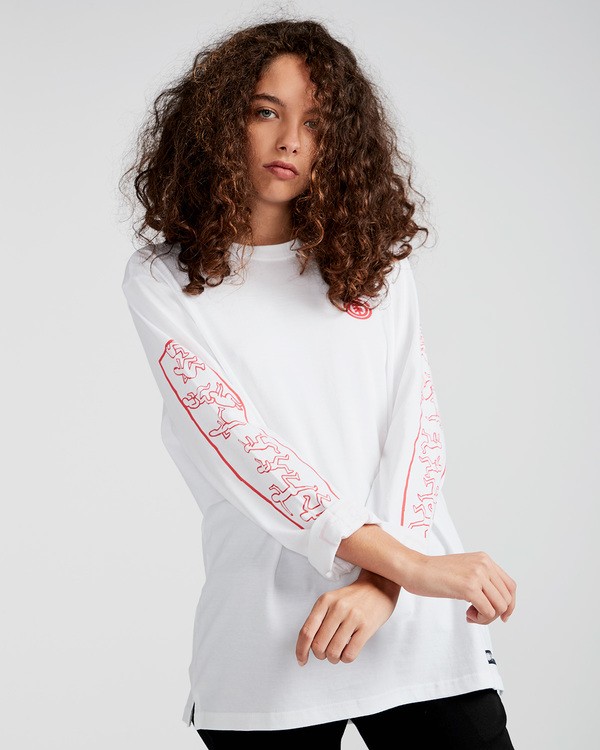 2 Kh Jump Ls Tee - T-Shirt pour Homme  L1LSD4ELF8 Element