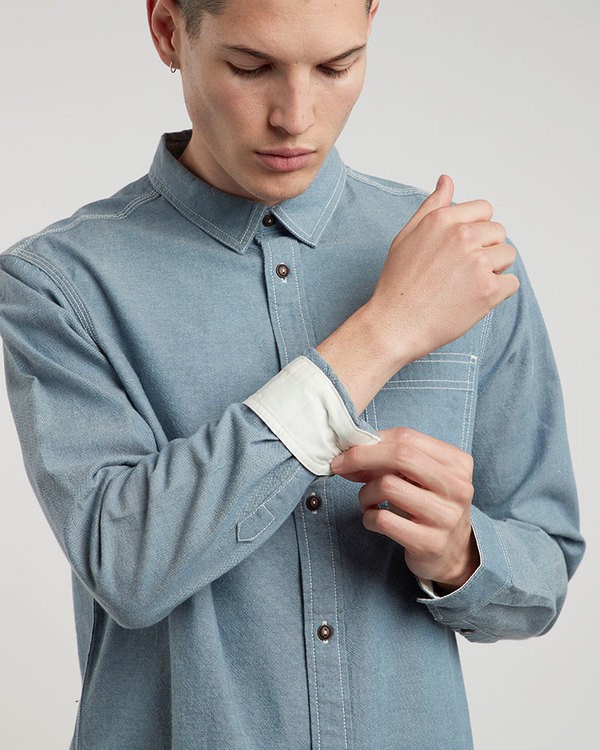 2 Preston Ls - Shirt for Men Blue L1SHB2ELF8 Element