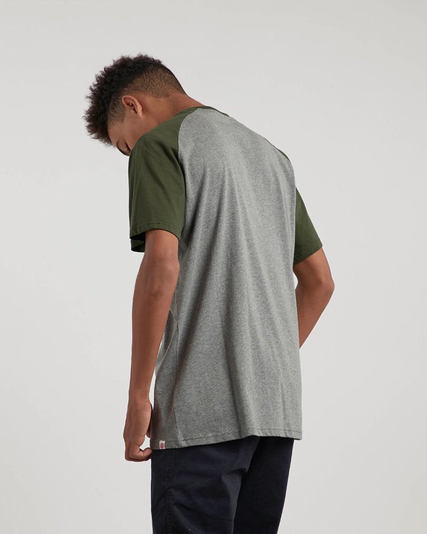 2 Basic Raglan Ss - Tee Shirt for Men  L1SSA4ELF8 Element