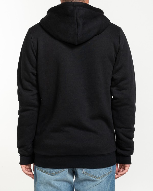 2 Bolton - Sweat à capuche zippé pour Homme Noir L1WAA3ELF8 Element