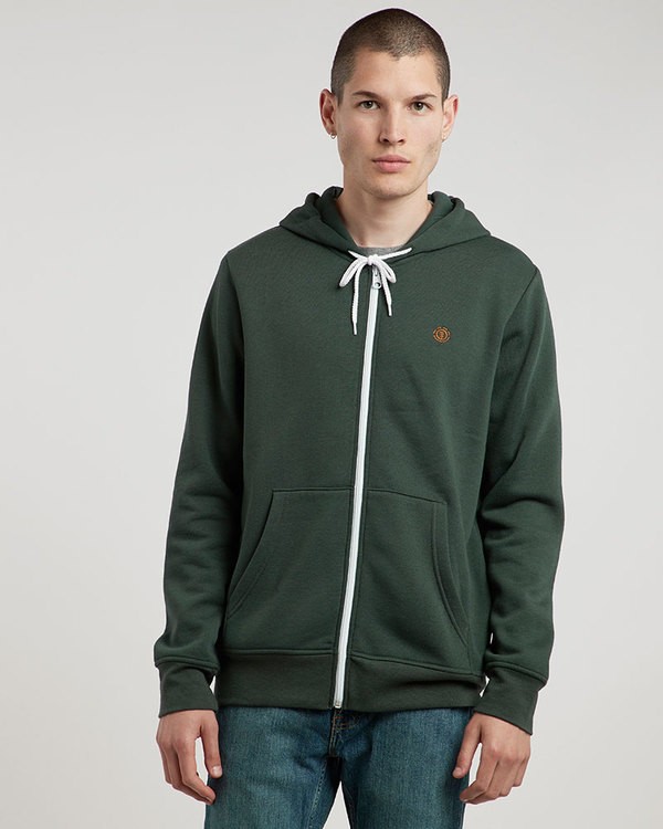 0 Cornell Classic - Zip-Up Hoodie Green L1ZHA1ELF8 Element