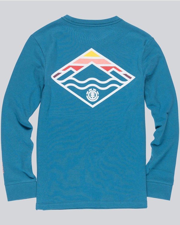 1 Layer Ls Boy - Tee Shirt for Boys Blue L2LSA5ELF8 Element