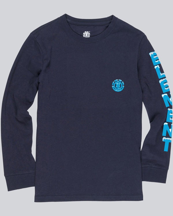 0 Snow Ls Boy 2 - T-Shirt pour Garçon  L2LSA8ELF8 Element
