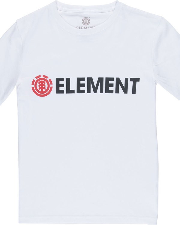 0 Blazin Ss Boy - Tee Shirt for Boys White L2SSA2ELF8 Element