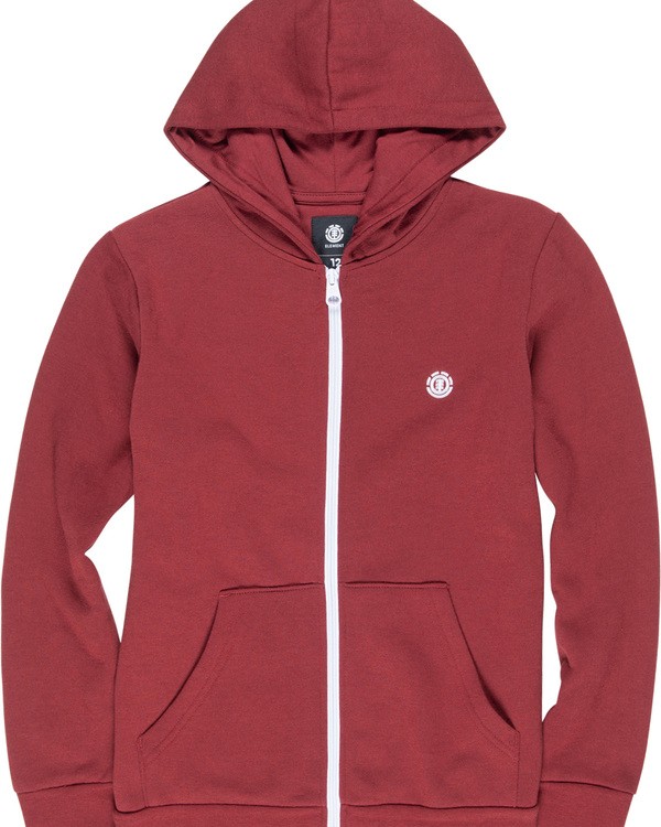 0 Cornell Classic Boy - Zip-Up Hoodie Red L2ZHA1ELF8 Element