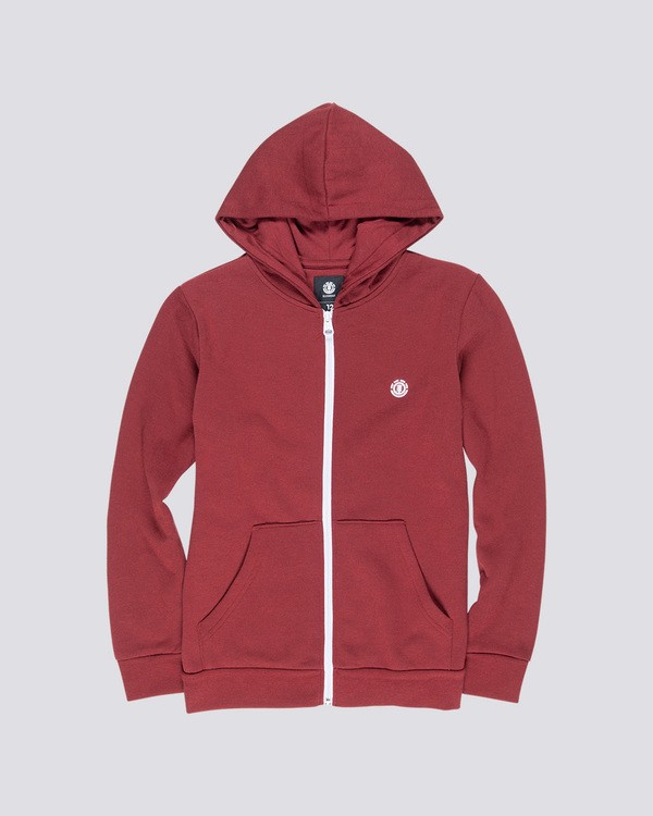 0 Cornell Classic Boy - Zip-Up Hoodie Red L2ZHA1ELF8 Element