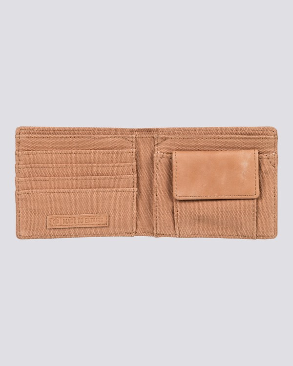 1 Endure L. Ii - Leather Wallet Unisex Beige L5LWA1ELF8 Element
