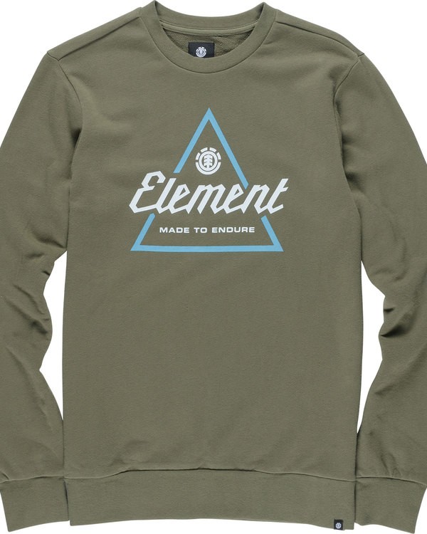 3 Tre Crew - sudadera para Hombre Verde N1CRA8ELP9 Element