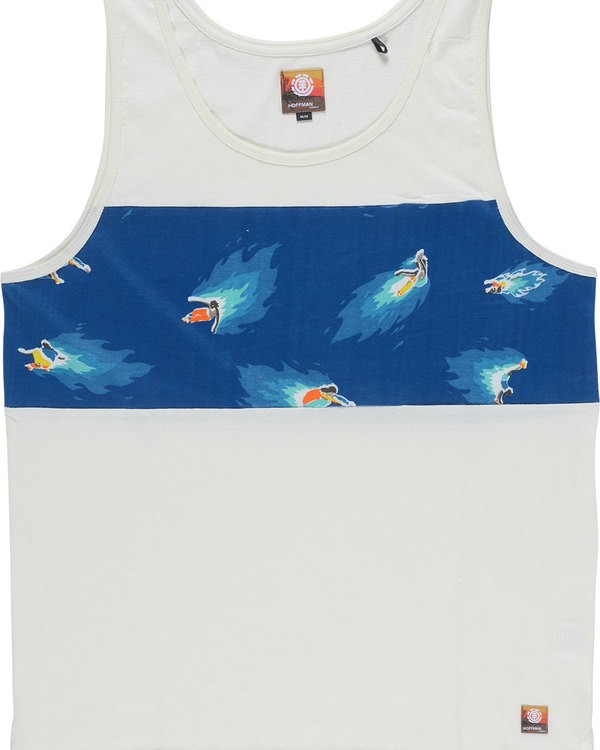 3 Hoffman Panel Tank - Knit for Men White N1KTA7ELP9 Element