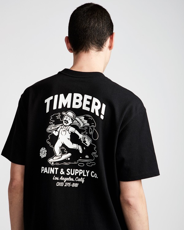3 Timber Heavy Ss Tee - Knit for Men  N1KTC5ELP9 Element