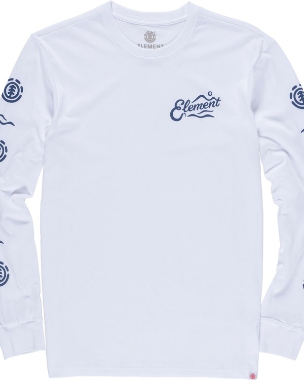 3 Valley Ls - Tee Shirt for Men White N1LSA3ELP9 Element